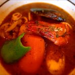 シーフードカレーにしました！
からうまっ☆