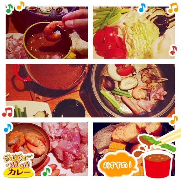 昨晩はジュ〜ジュ〜つけつけカレー。 今回は夏っぽく！！ トマトは焼いたのを、カレーに溶かしたり！！ ニンニク芽とトウモロコシとパンがすごく良かった！ 余ったお肉は焼いてお弁当へ！！