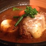 帰りに、慶応大の敷地経由で綱島まで7キロ走って、スープカレーのハンジローへ。ちゃんとしたスープカレーって初めてかも。
さて帰りあと4キロくらいかな？