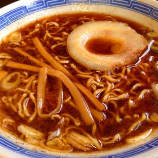麺がチキンラーメンみたいな細さでした。美味しかった！