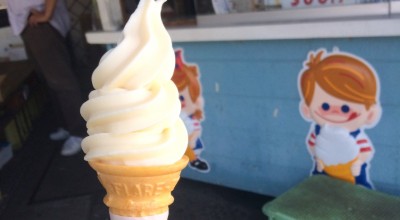 岡山県漁連水産物展示直売所ふゅ ちゃ アイスクリーム