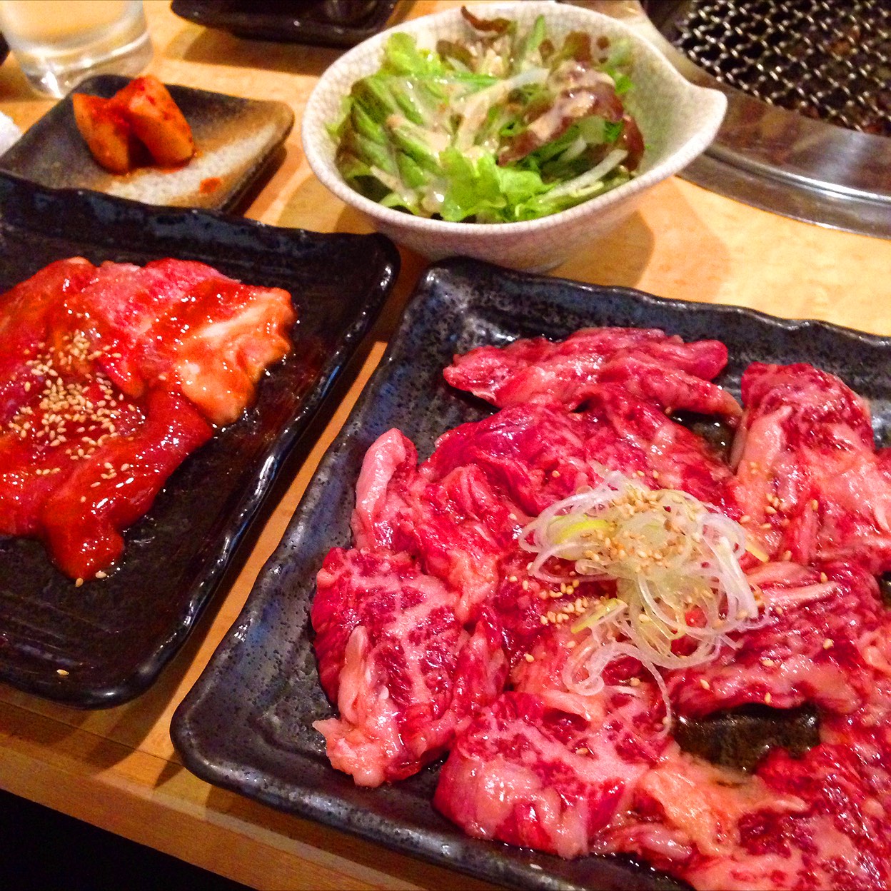 熔岩 焼肉 牛 火