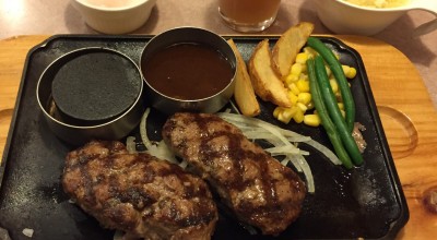 ヴィクトリアステーション 音更店 ハンバーグ