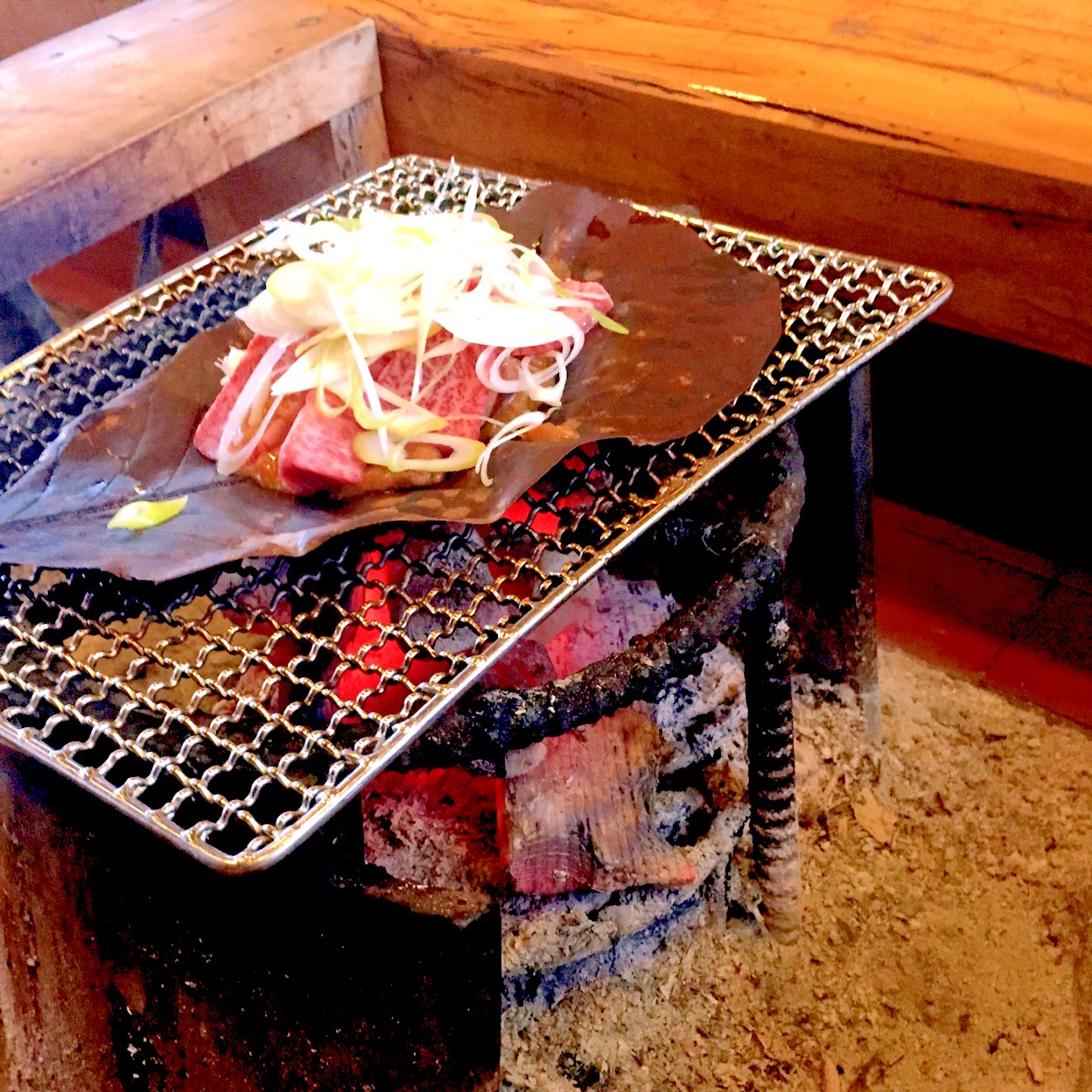 囲炉裏桜の木 囲炉裏 桜の木