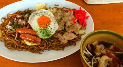 焼そば ばそき家 岡本店 中華麺