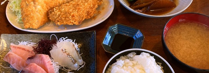 平塚漁港の食堂