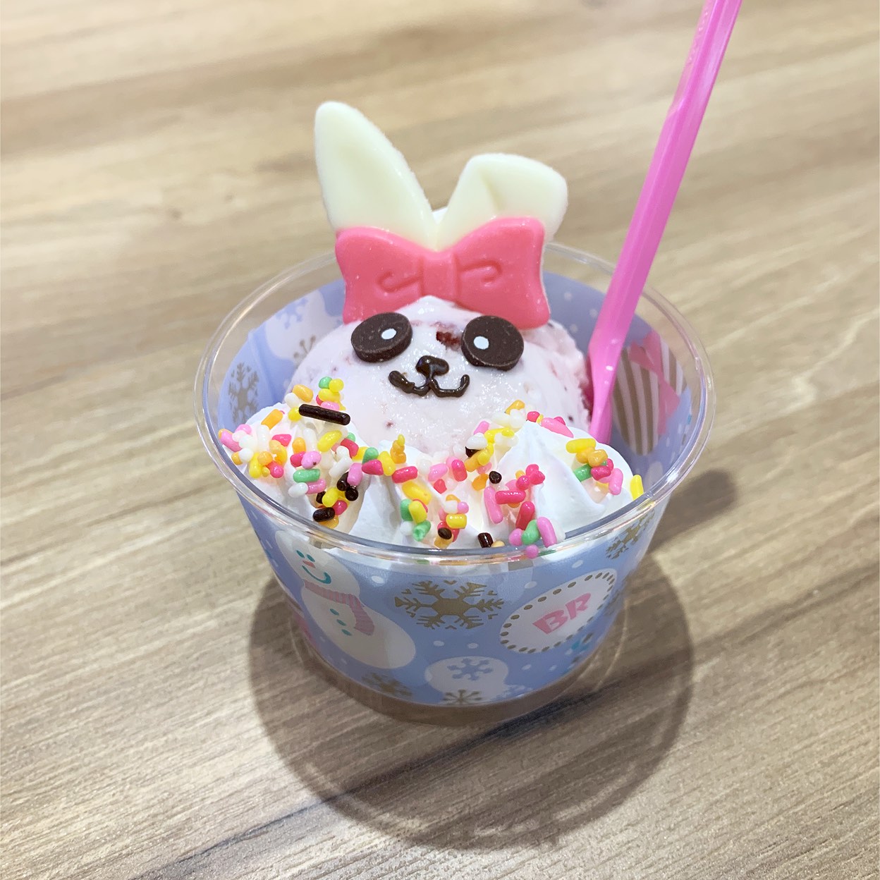 FR2梅 ピンク　31アイスクリーム　即完売品　超レア　フリーサイズ 写真6/10｜サーティワン アイスクリーム「さくら」「白桃