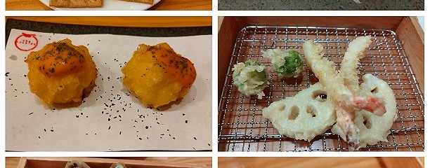 天ぷらとワインからり。