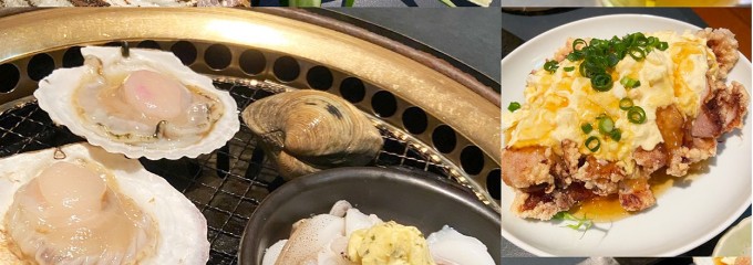 海鮮焼きながら