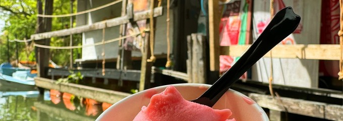 柳川川下り乗船場