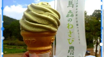 白馬森のわさび農園 アイスクリーム