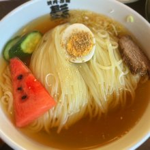焼肉 冷麺 髭の写真