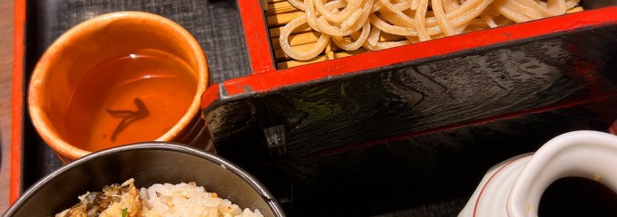 香るつけ蕎麦　蕎麦花