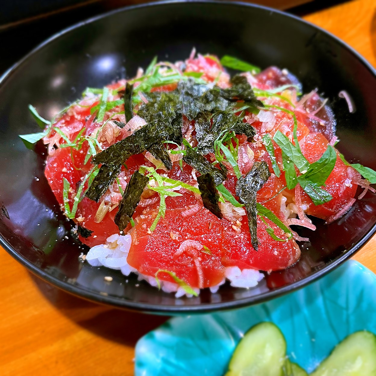 まぐろ漬け丼