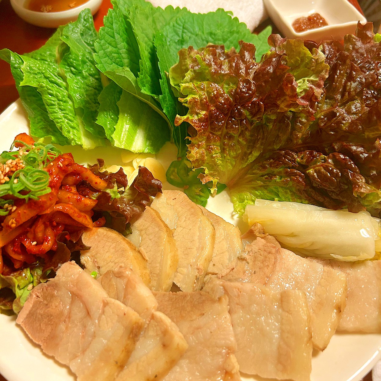 お久し振りのお店🇰🇷🍴
ポッサム大好き❤