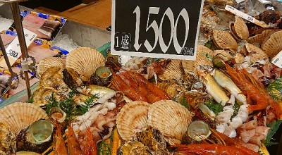 万代 西宮前浜店 刺身 魚介類