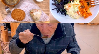 高野尾花街道 朝津味 フードコート 下庄駅 定食 食堂