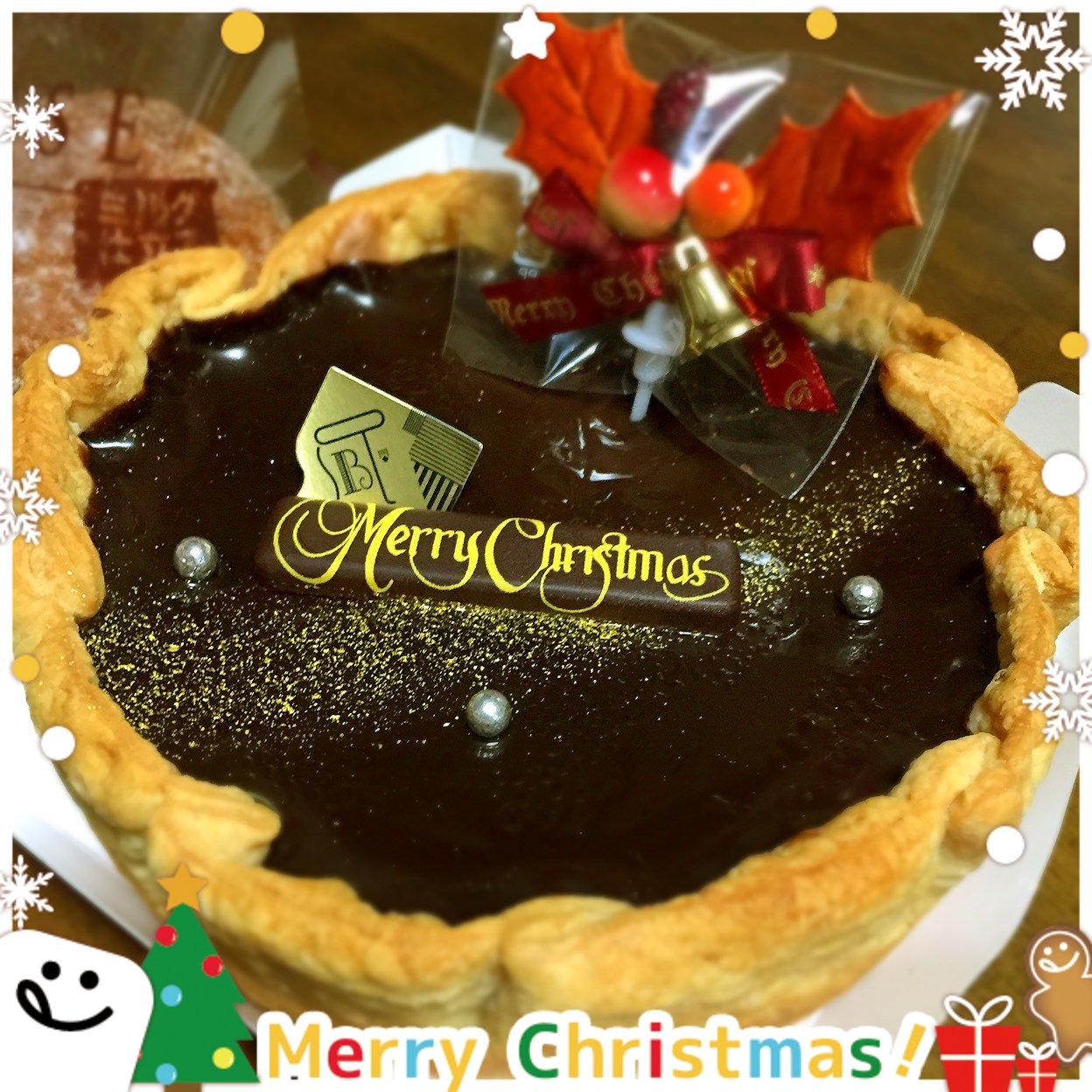 パブロのクリスマスチョコタルト♡