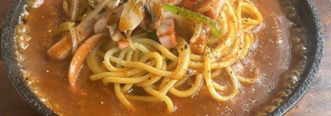 胡椒屋 鉄板スパゲティ・ワイン