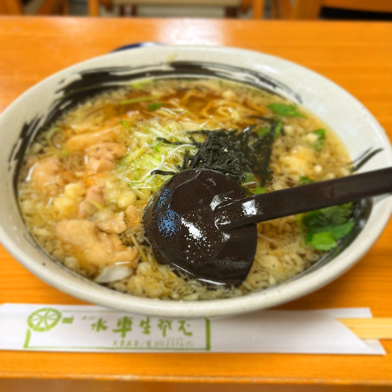 手打 水車 生 そば