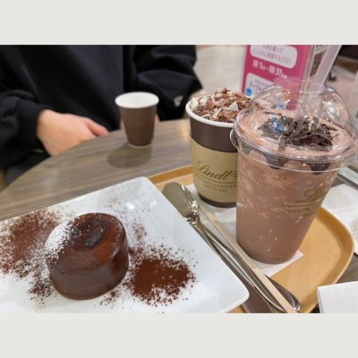リンツ ショコラ ブティック カフェ 新潟店 カフェ