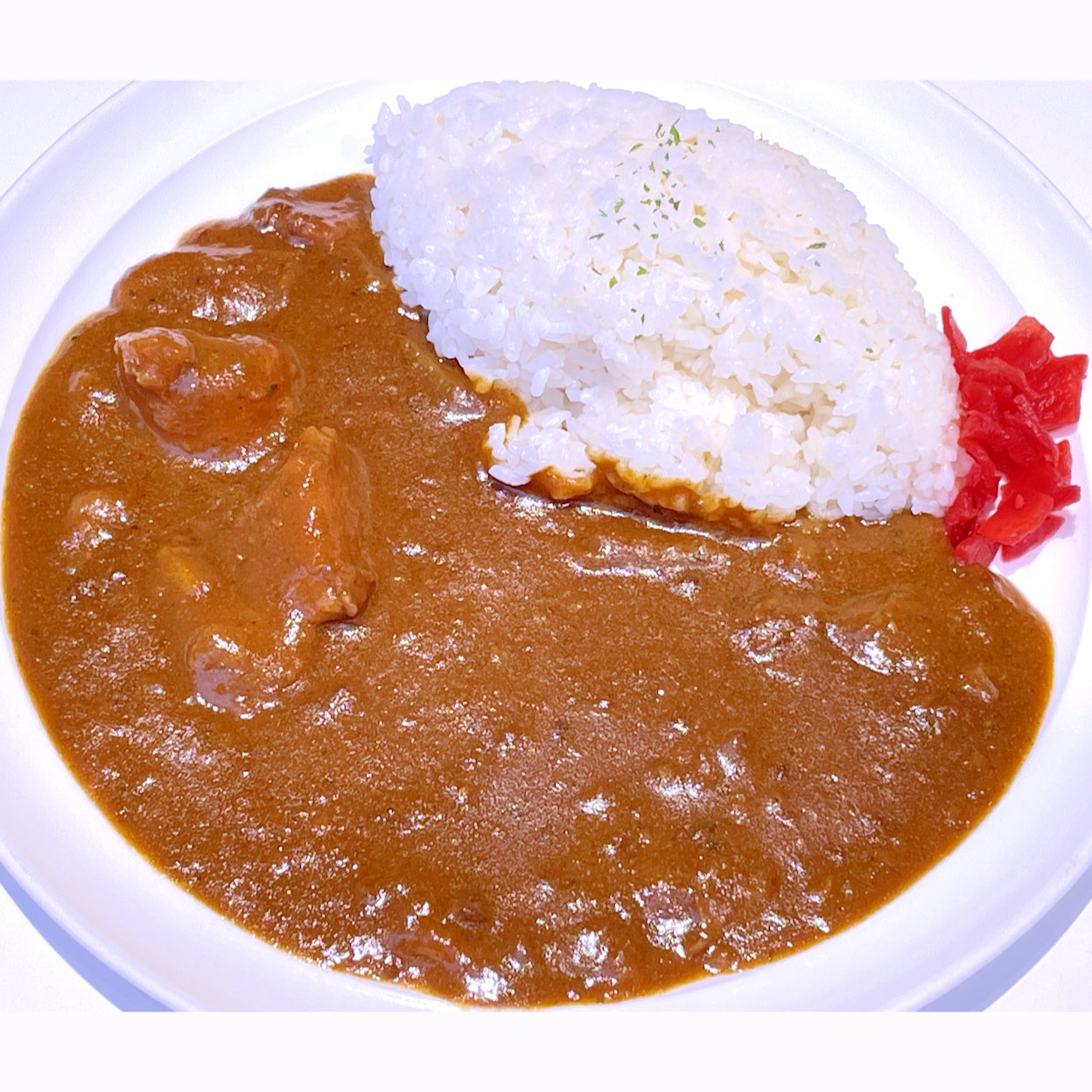 大阪府と神奈川県に有るカフェの店、千成屋珈琲のランチメニュー、千成屋欧風カレー。