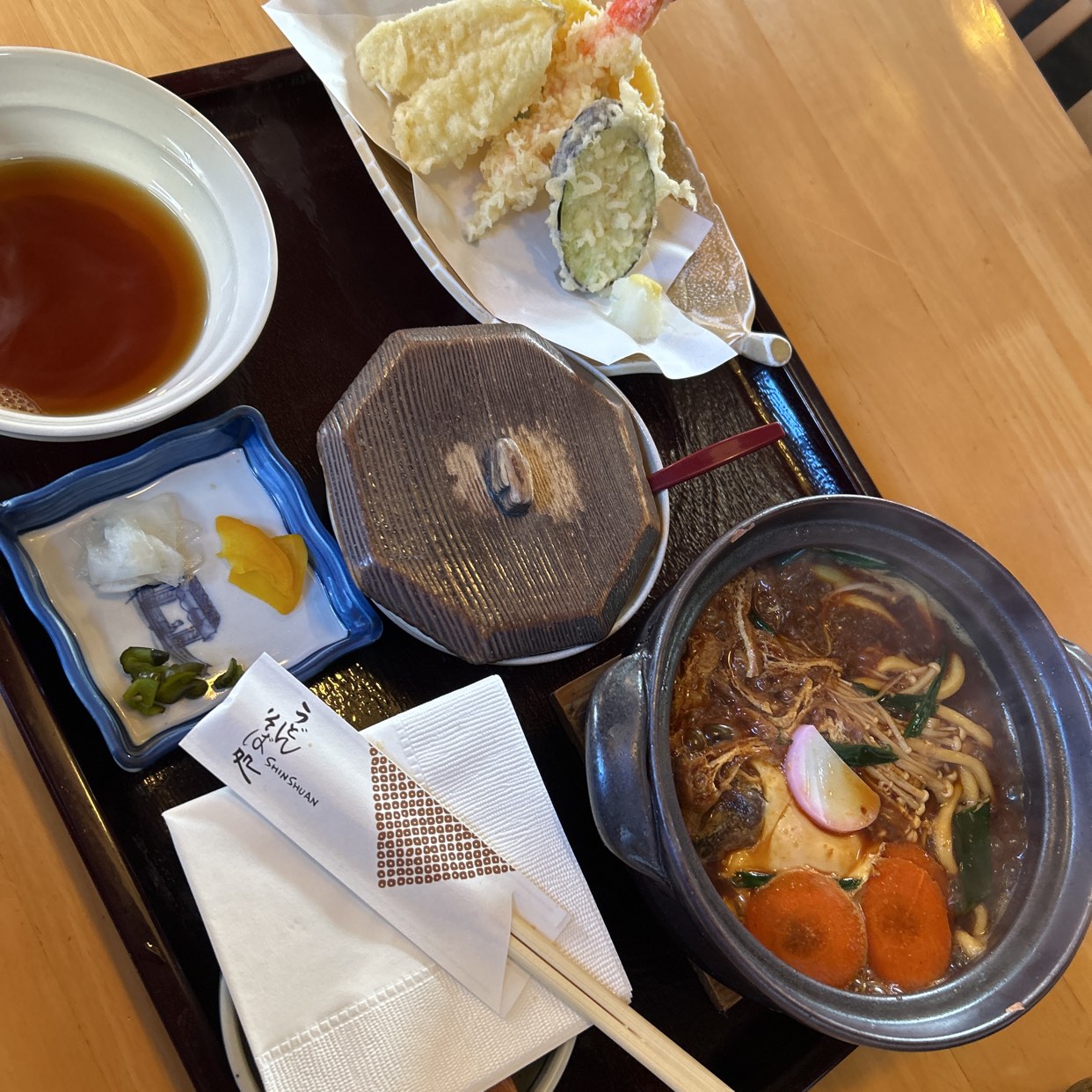 信 洲 庵 中 浜 本店
